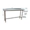 Bk Resources Stainless Steel Work Table, Open Base Plastic Feet 1.5 Riser 60"Wx18"D SVTROB-1860 - alternate 3